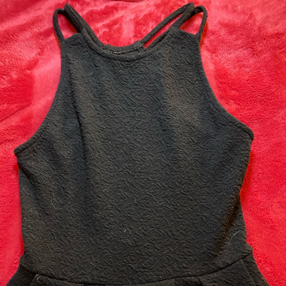 Black dress with pockets